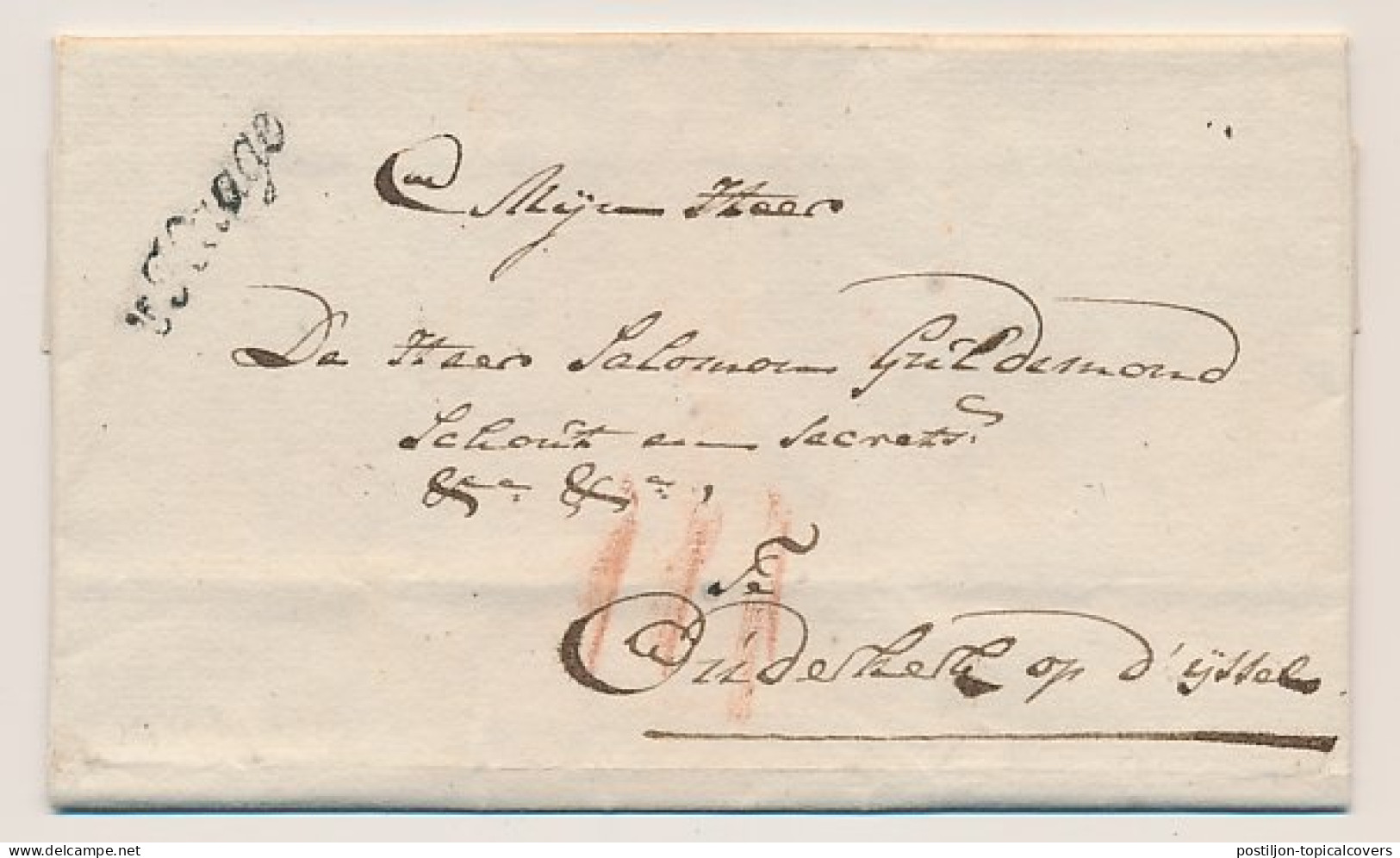 Den Haag - Ouderkerk Aan Den IJssel 1780 - ...-1852 Préphilatélie