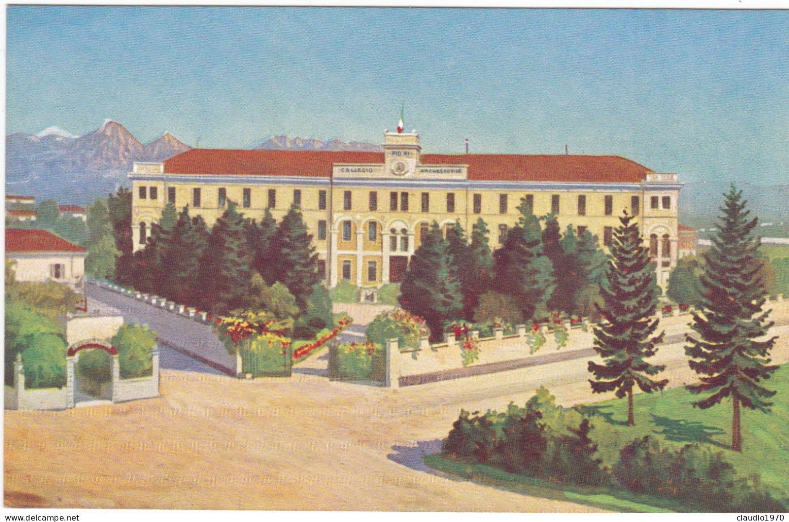 DESIO (MONZA E DELLA BRIANZA) - CARTOLINA - COLLEGIO ARCIVESCOVILE PIO XI - VEDUTA D' ASSIME - Monza