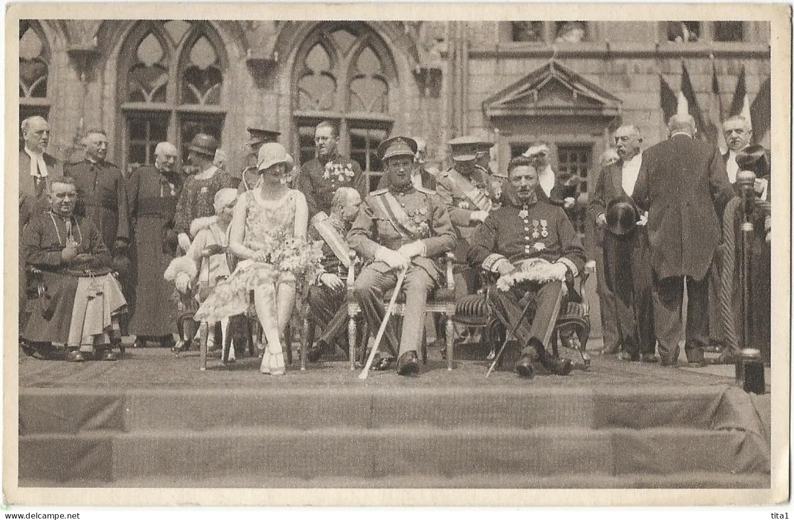 142 - Joyeuse Entrée à Mons Du Duc Et De La Duchesse De Brabant Le 08 Juillet 1928 - Koninklijke Families