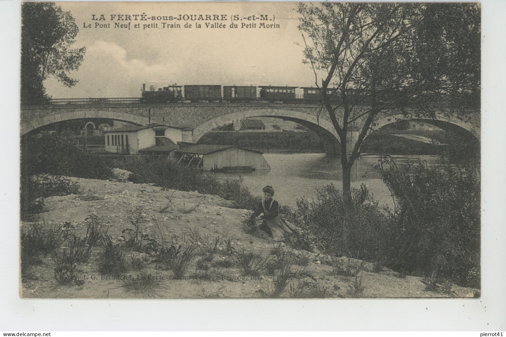 LA FERTÉ SOUS JOUARRE - Le Pont Neuf Et Petit Train De La Vallée Du Petit Morin - La Ferte Sous Jouarre