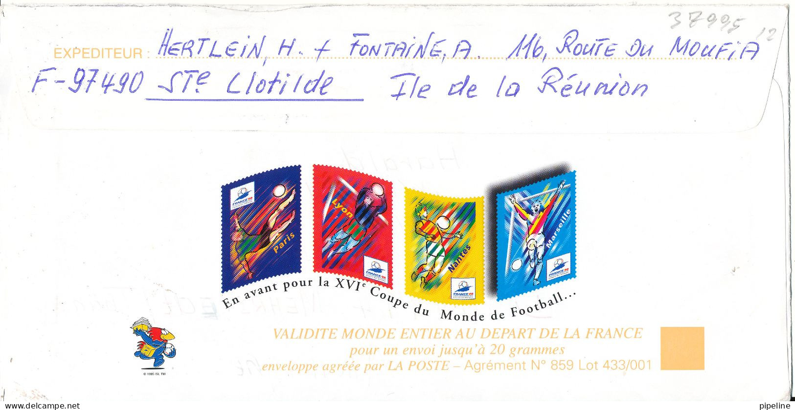 France Cover Sent To Germany 15-7-2000 Topic Stamps Incl. RED CROSS - Covers & Documents