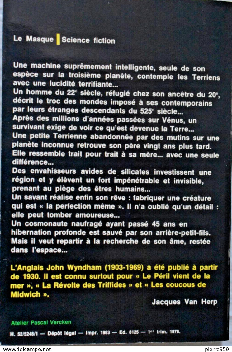 La Machine Perdue - John Wyndham - Le Masque SF