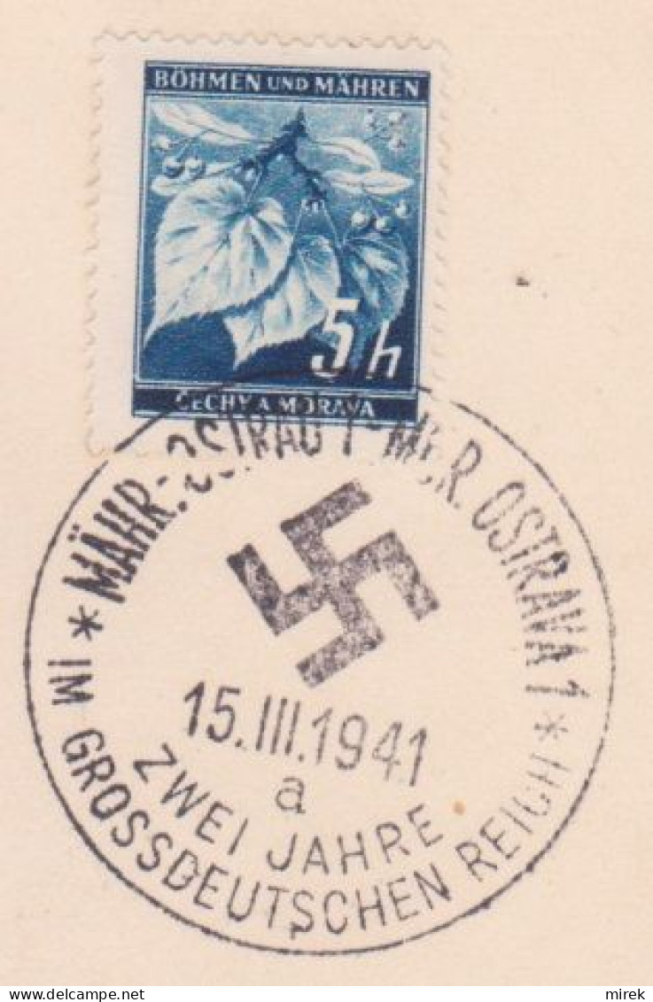 035/ Commemorative Stamp PR 45, Date 15.3.41, Letter "a" - Briefe U. Dokumente