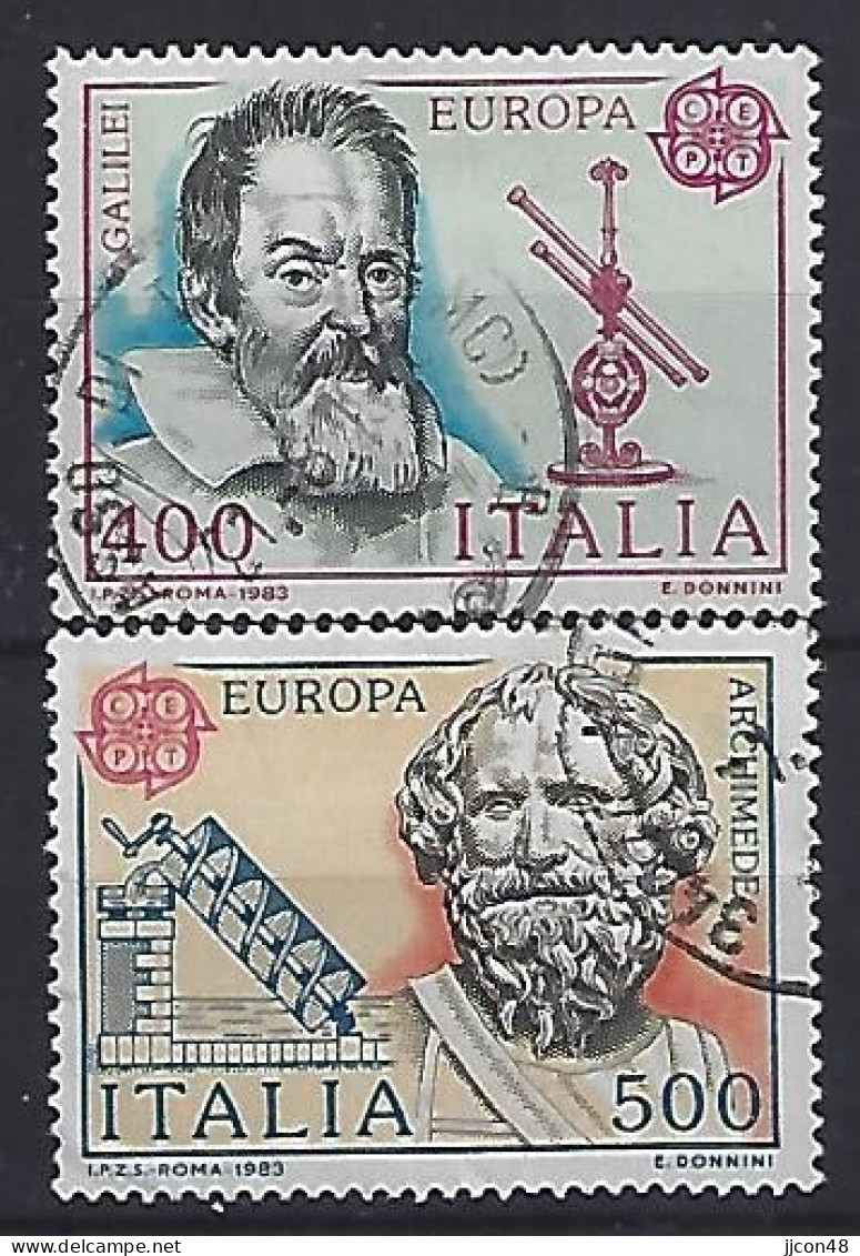 Italy 1983  Europa  (o) Mi.1842-1843 - 1981-90: Oblitérés