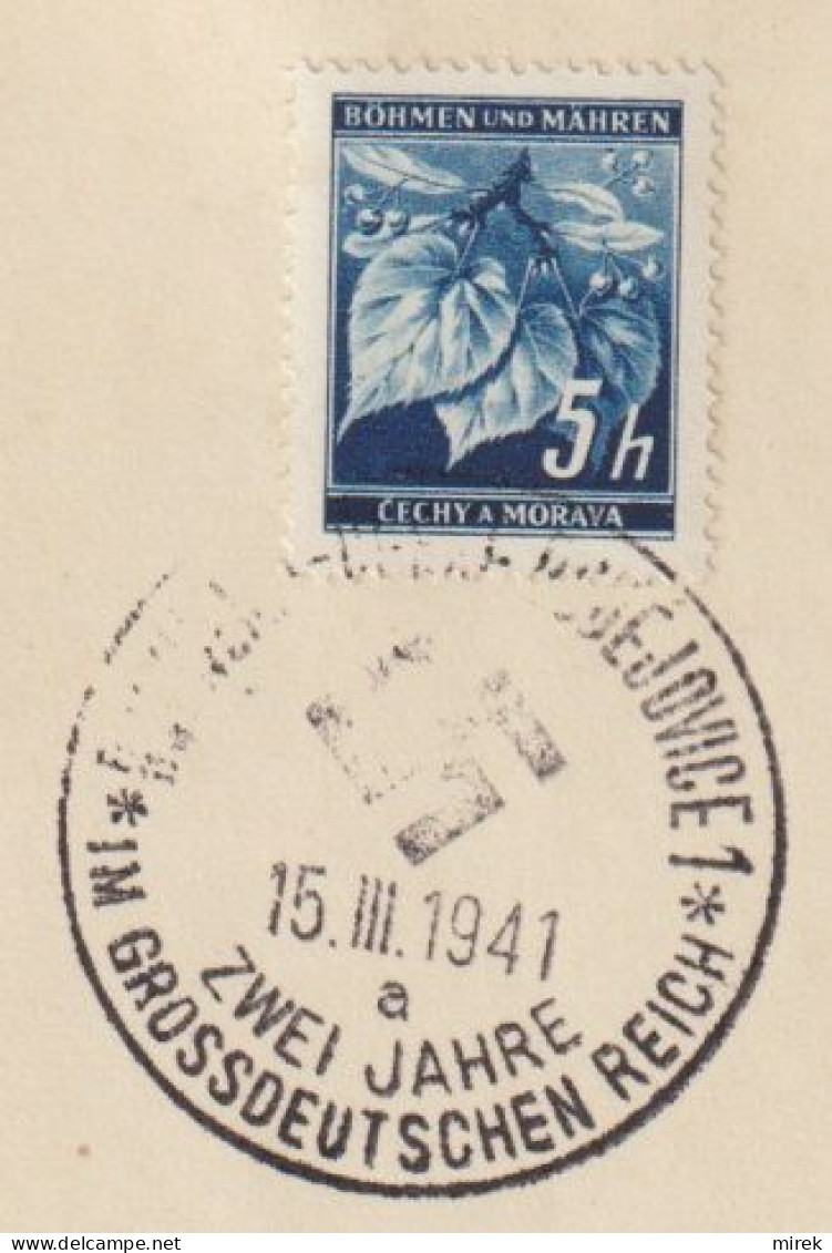 036/ Commemorative Stamp PR 47, Date 15.3.41, Letter "a" - Cartas & Documentos