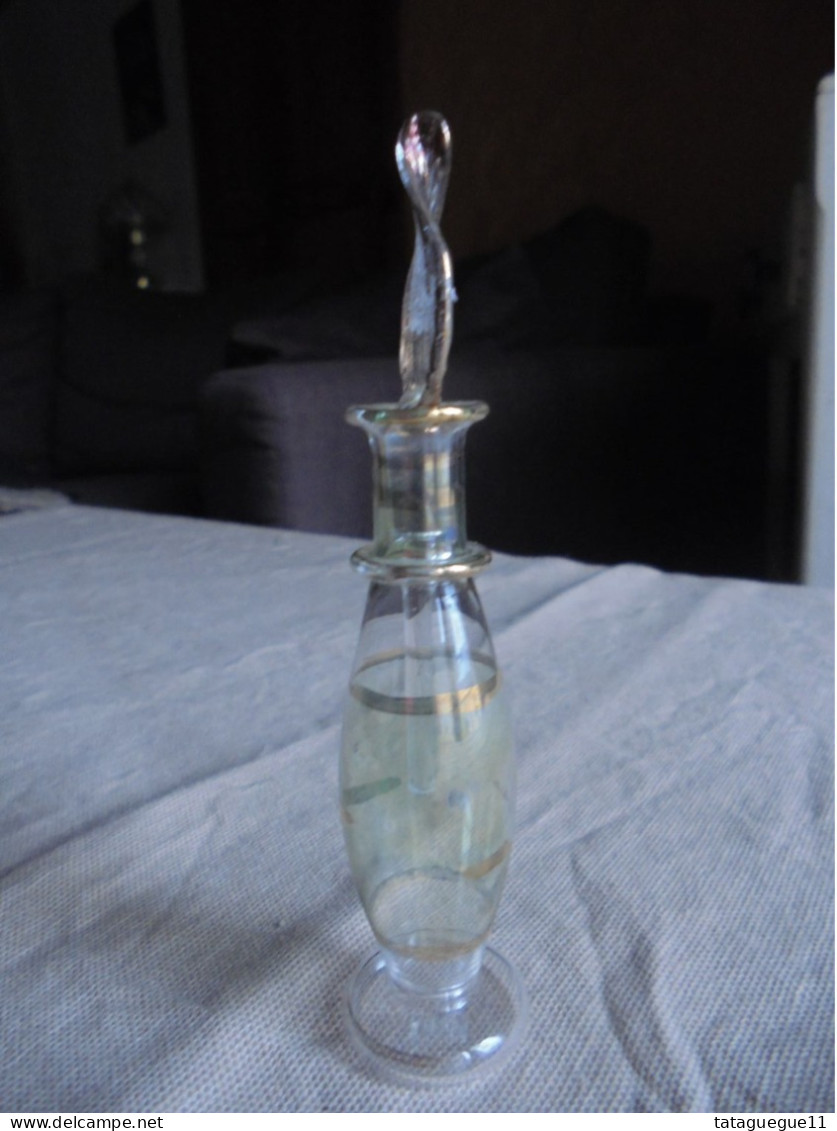 Ancien - Fiole à Parfum En Verre Soufflé - Glas & Kristall