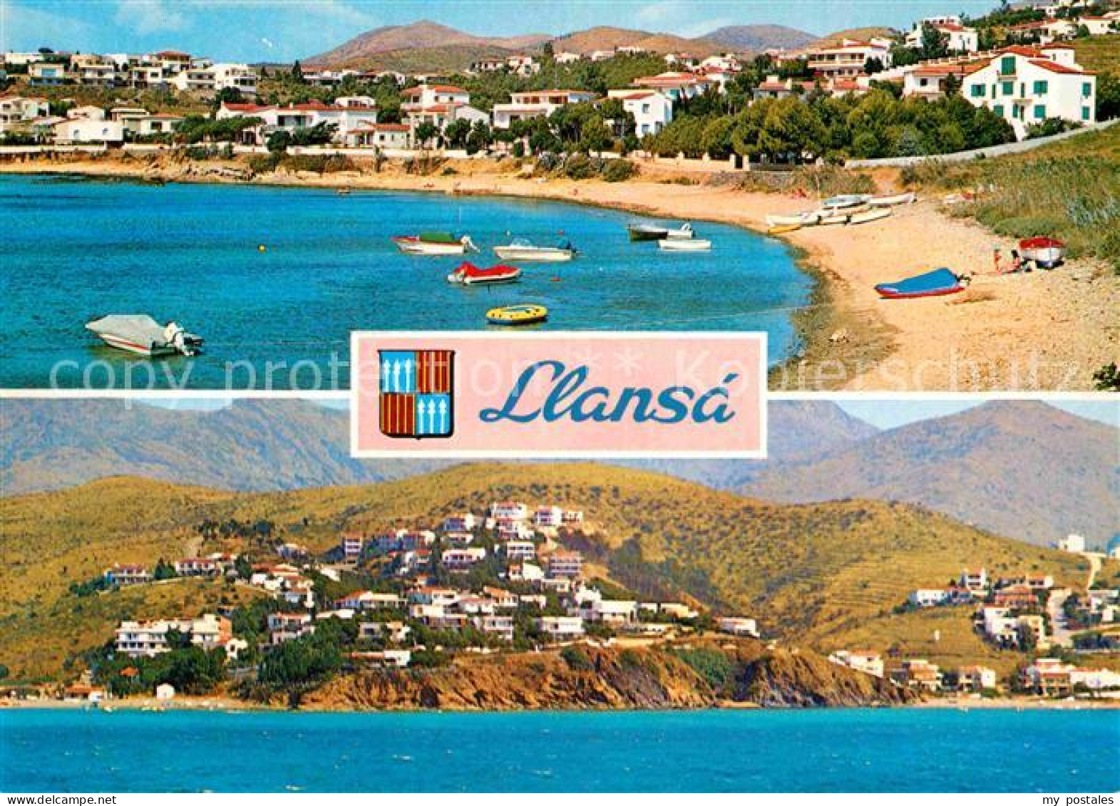 72630313 Llansa Fliegeraufnahme Strand Costa Brava - Autres & Non Classés