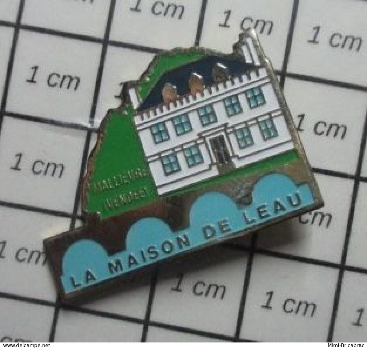 813D Pin's Pins / Beau Et Rare / VILLES / MALLIEURE VENDEE LA MAISON DE L'EAU - Banken