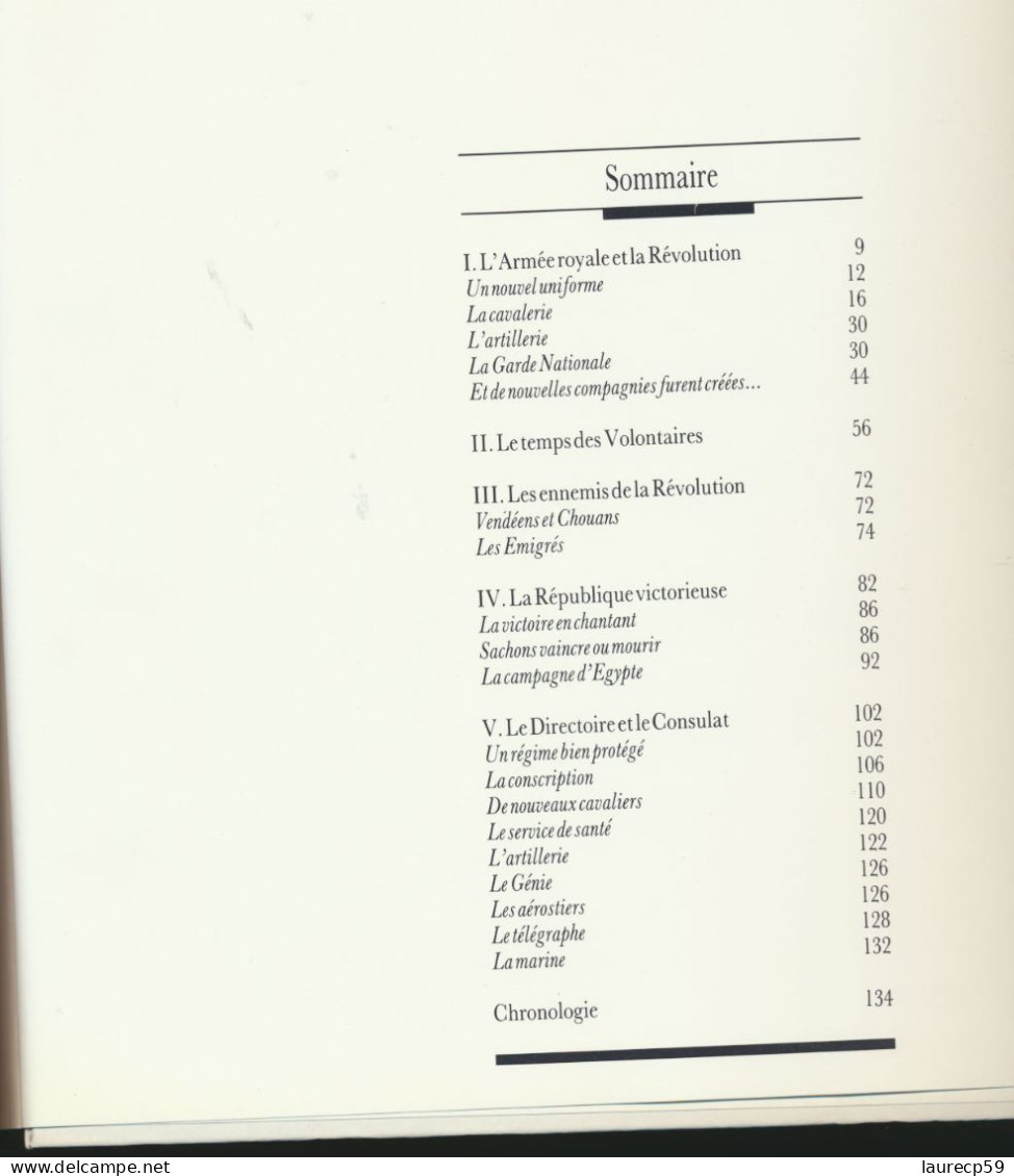 Livre  - Uniformes Et Armes - Les Soldats De La Révolution Française - Auteurs L.et Fred FUNCKEN - édition CASTERMAN - Histoire