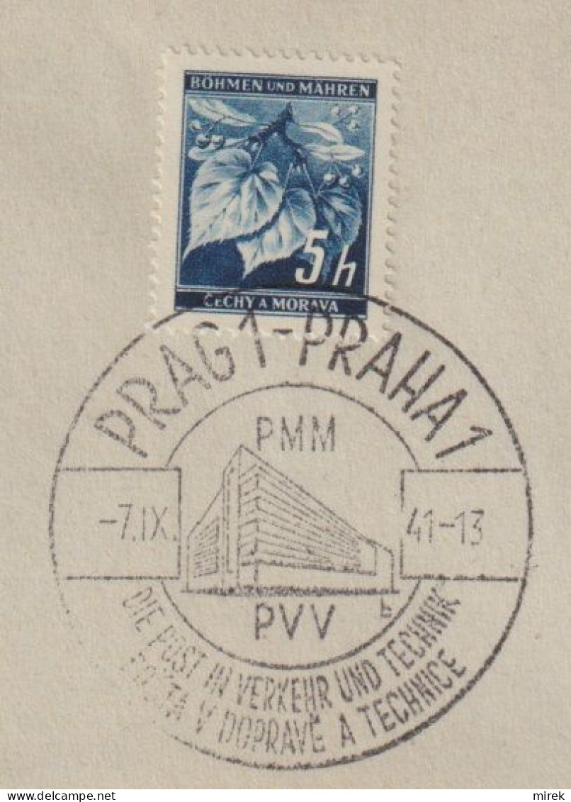 040/ Commemorative Stamp PR 75, Date 7.9.41, Letter "b" - Lettres & Documents