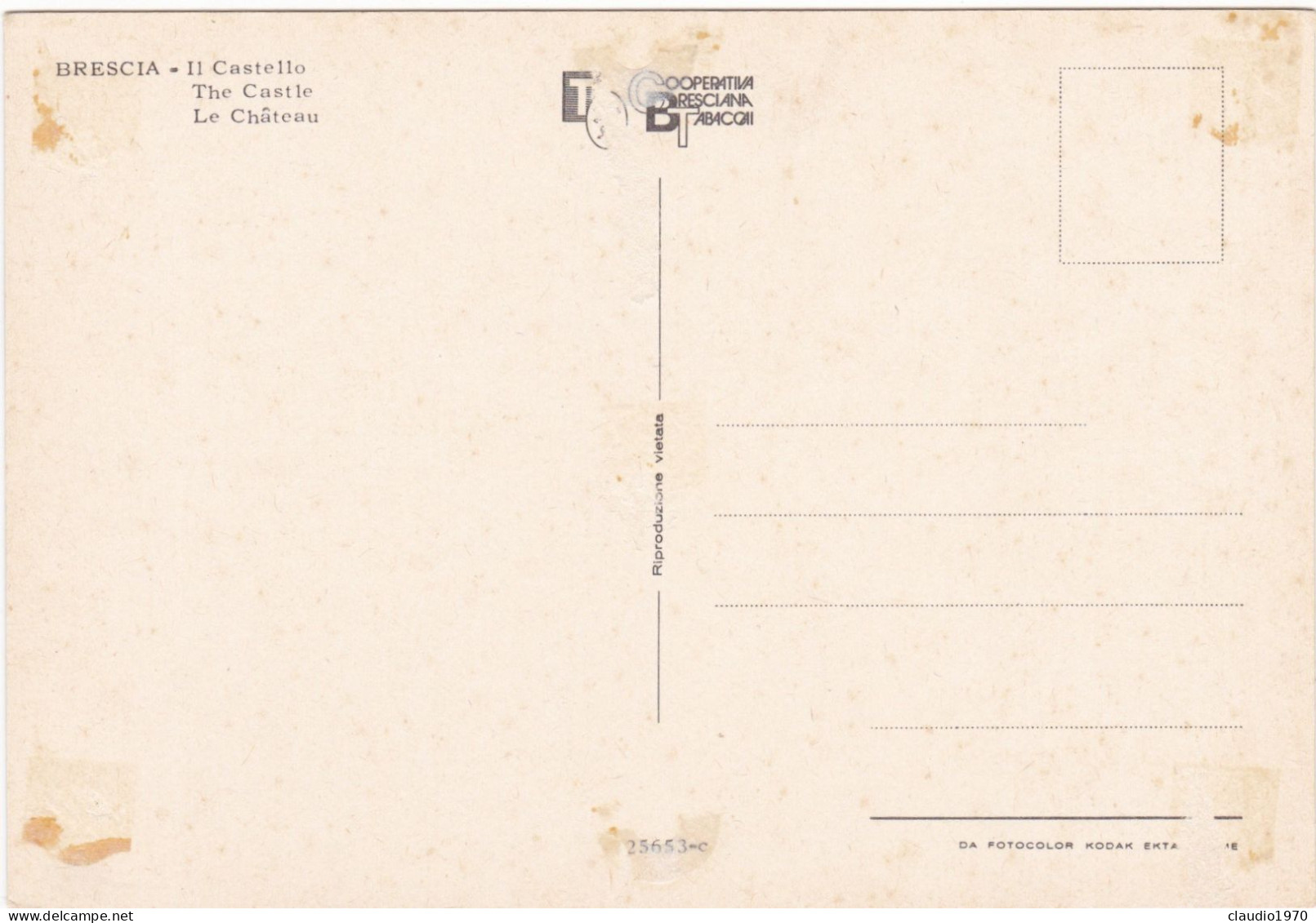 BRESCIA - CARTOLINA - BRESCIA NON VIAGGIATA - Brescia