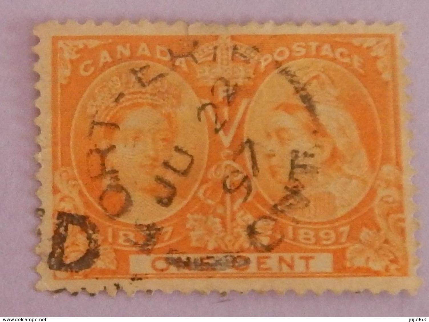 CANADA YT 39 OBLITERE "REINE VICTORIA" ANNÉE 1897 - Used Stamps