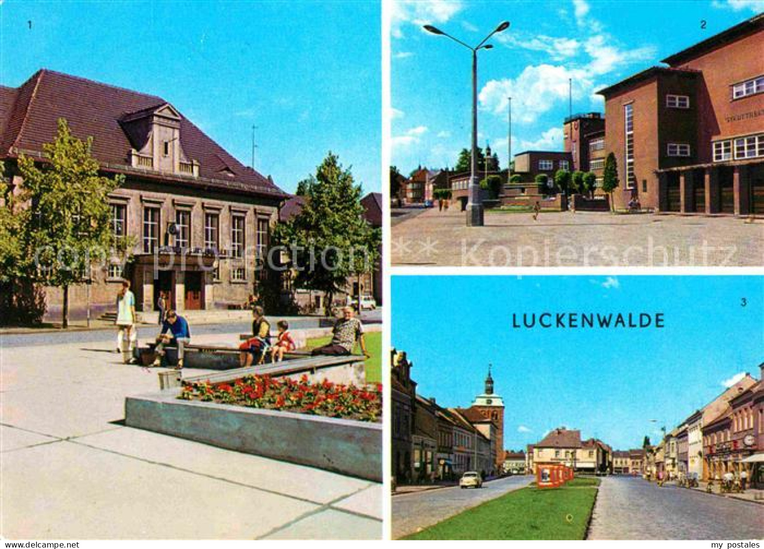 72629383 Luckenwalde Bahnhof Stadttheater Thaelmann Str Luckenwalde - Luckenwalde