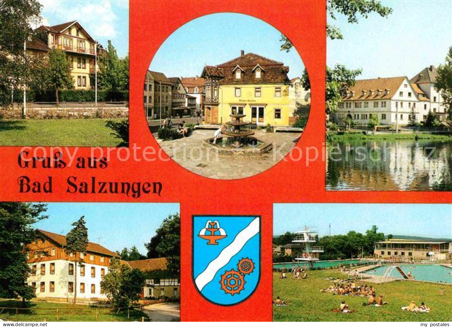 72629359 Bad Salzungen Fremdenheim Joos Marktbrunnen Hufeland Sanatorium Gaststa - Bad Salzungen