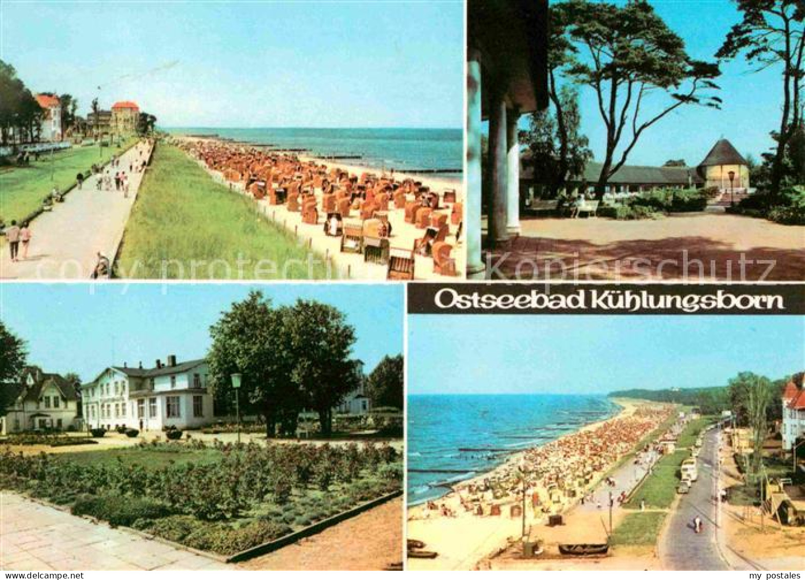 72629335 Kuehlungsborn Ostseebad Strand Promenade Park Kuehlungsborn - Kühlungsborn