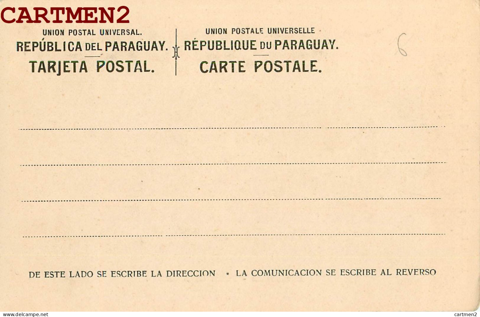 PARAGUAY LAVANDERAS BAHIA DE ASUNCION LAVANDIERES LESSIVEUSES 1900 - Paraguay