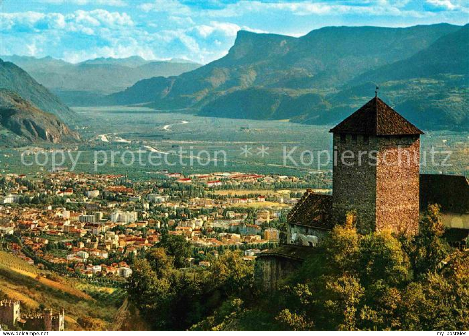 72629323 Meran Merano Schloss Tirol Panorama Merano - Autres & Non Classés
