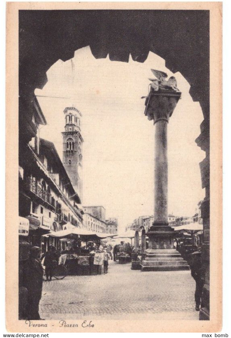 1933 VERONA  2   PIAZZA ERBE - Verona