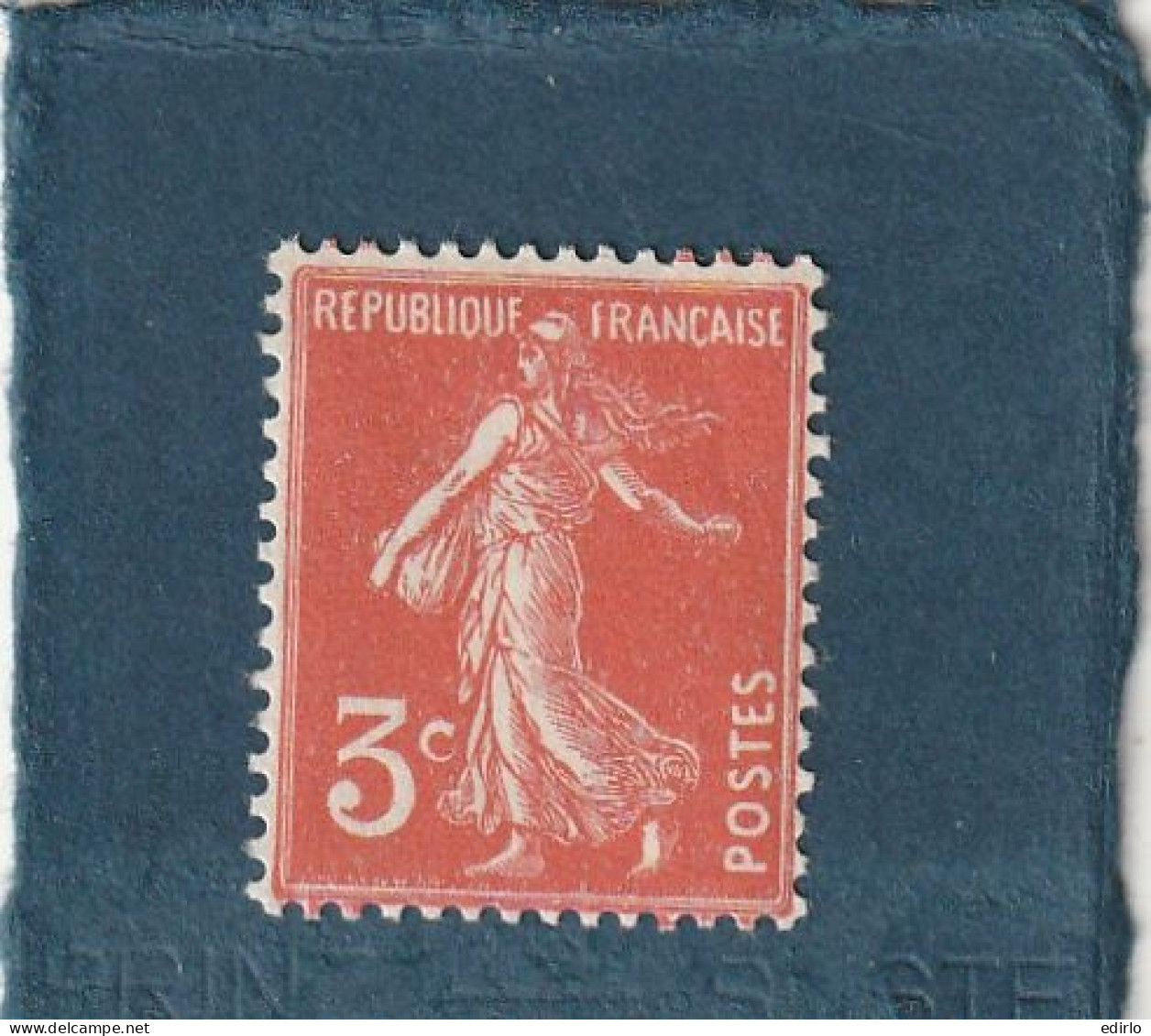 ///   FRANCE ///  Semeuse  3 Cts Orange Vif Et Orange Pale ** - Neufs