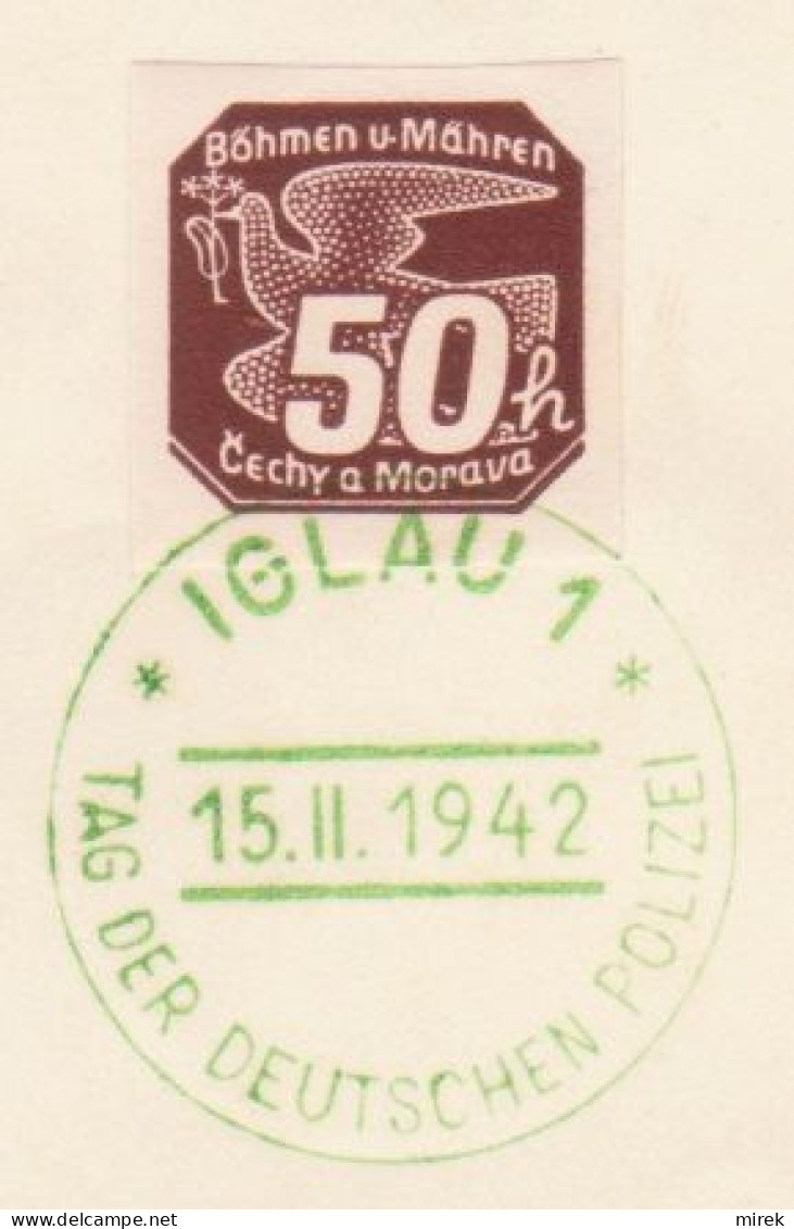 047/ Commemorative Stamp PR 84, Date 15.2.42 - Lettres & Documents