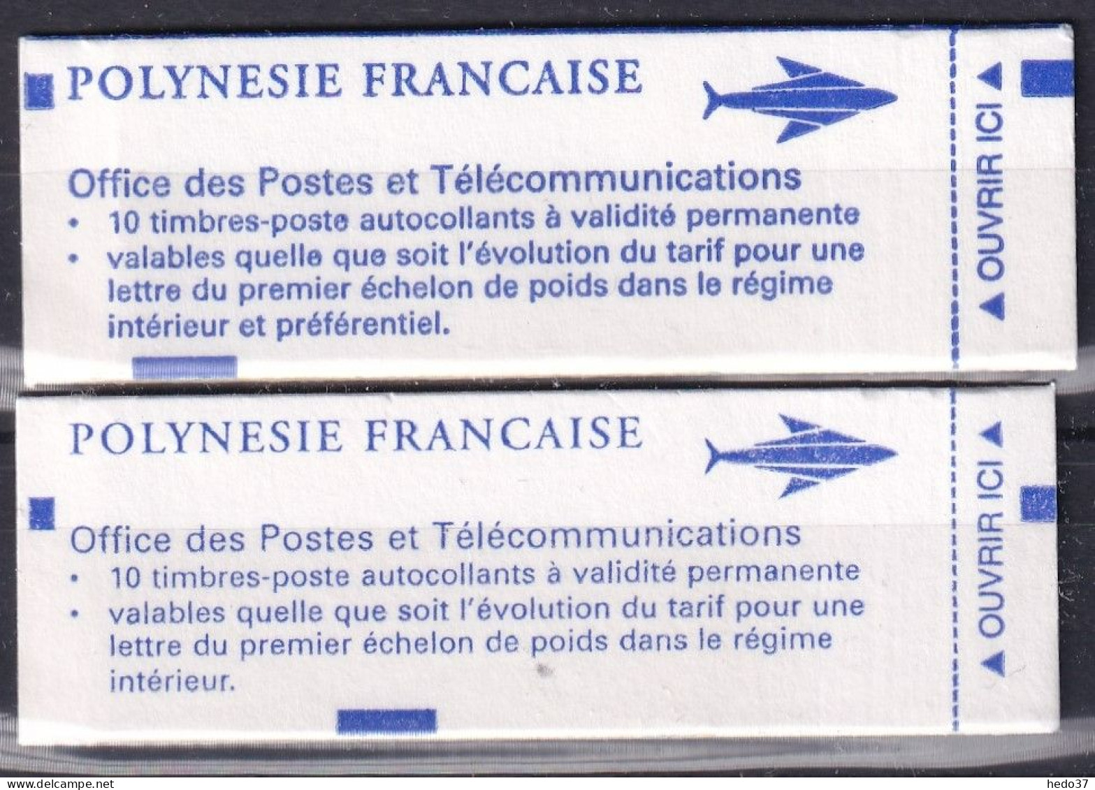 Polynésie Carnet C507 Type I Et II - Neuf ** Sans Charnière - TB - Postzegelboekjes