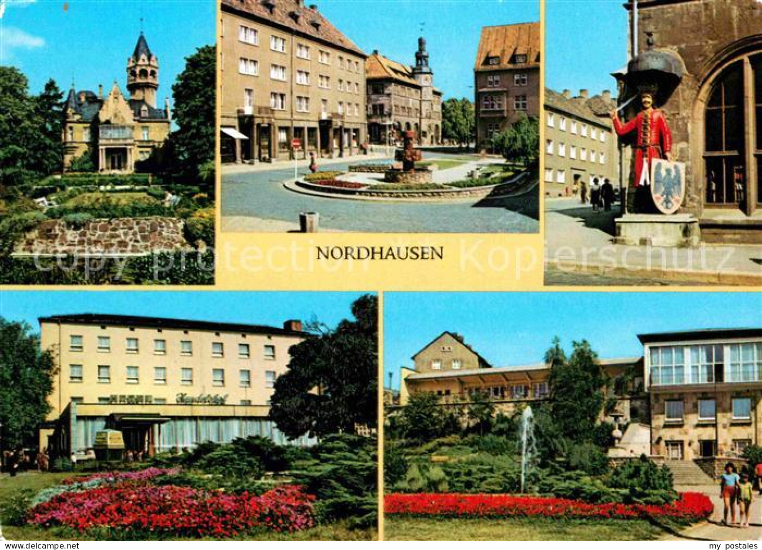 72628607 Nordhausen Thueringen Meyenburgmuseum Lutherplatz Roland HO Hotel Hande - Nordhausen