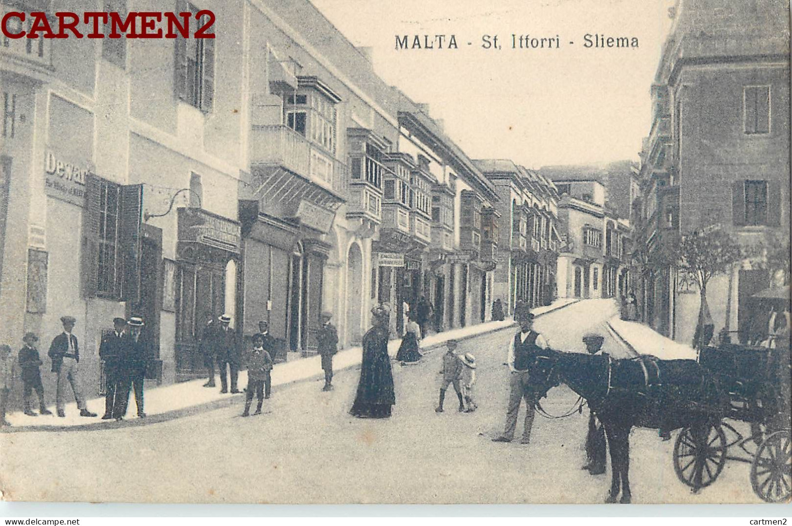 MALTA ST. ITTORRI SLIEMA ATTELAGE MALTE - Malte