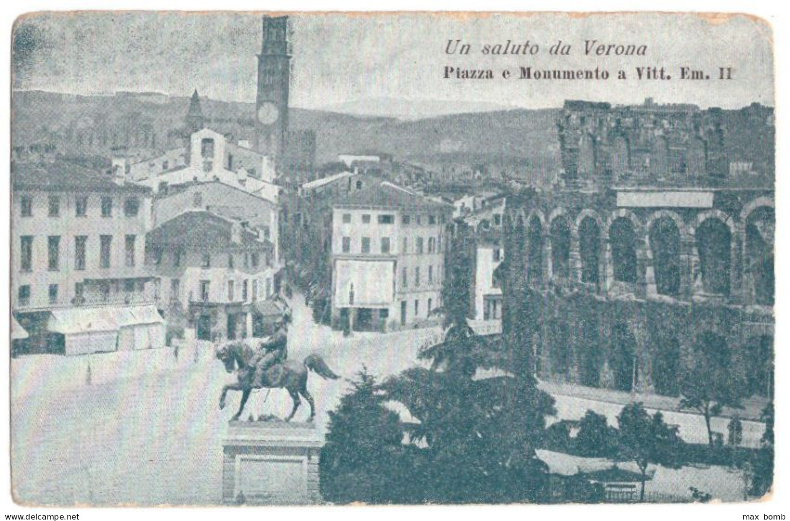 1921 VERONA  5 UN SALUTO DA - Verona