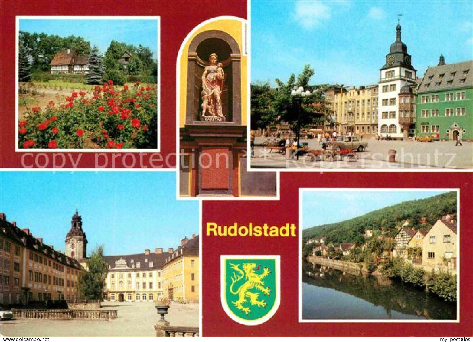 72628505 Rudolstadt-Schwarza Volkskundemuseum Thuer Bauernhaeuser Detail Am Port - Rudolstadt