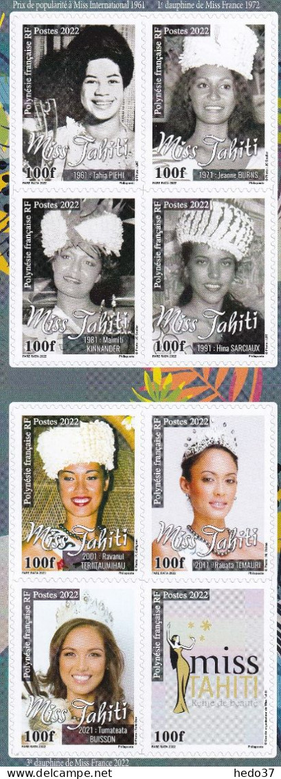 Polynésie Carnet 2022 Miss Tahiti - Neuf ** Sans Charnière - TB - Carnets