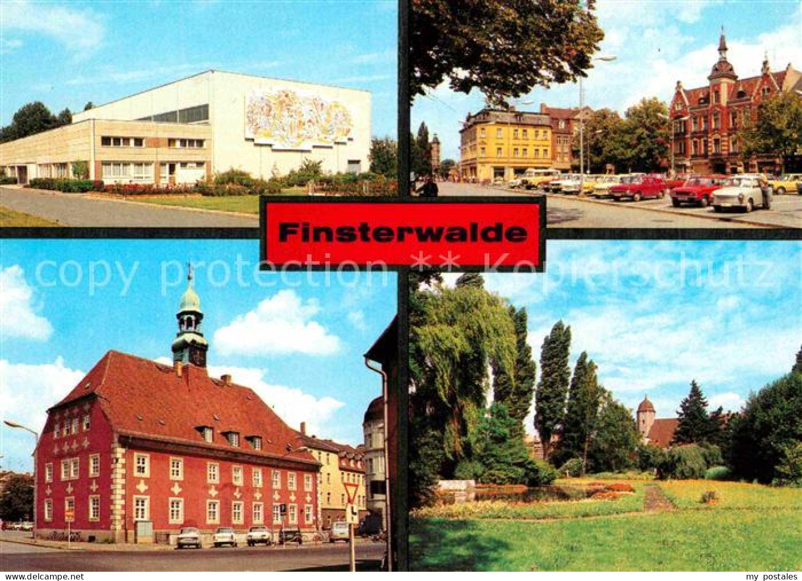 72627800 Finsterwalde Sporthalle Marktplatz Kreiskulturhaus Schlosspark Finsterw - Finsterwalde