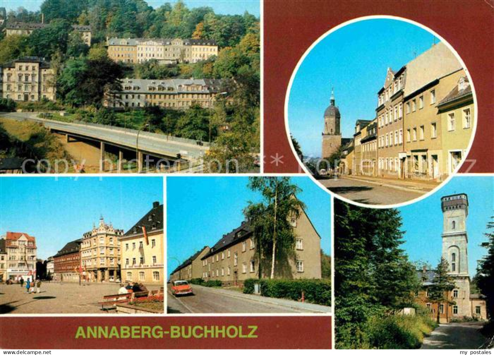 72627780 Annaberg-Buchholz Erzgebirge Teilansicht St Annenkirche Markt Friedrich - Annaberg-Buchholz