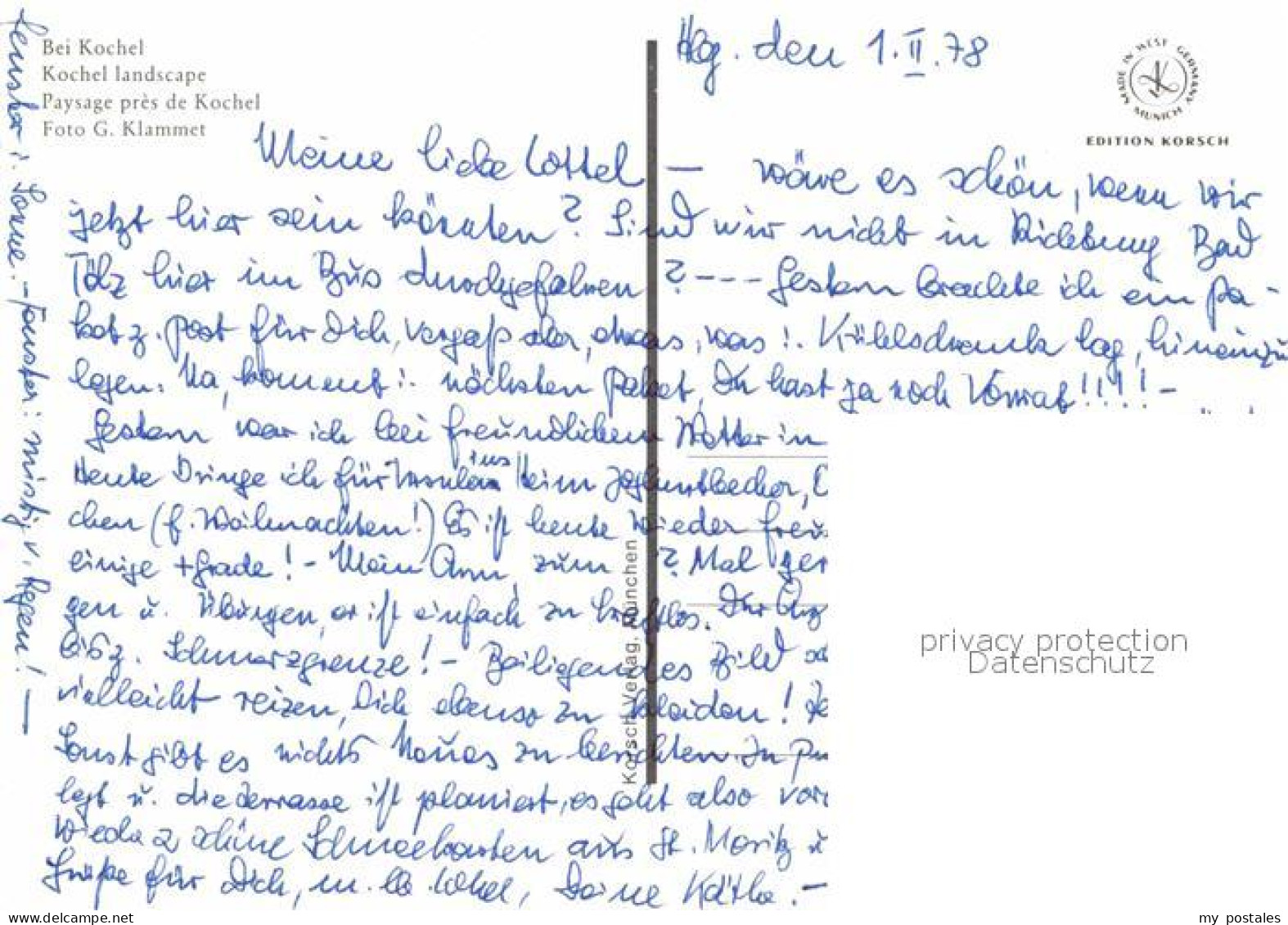 72627646 Kochel See Kirche Landschaftspanorama Kochel A.See - Autres & Non Classés