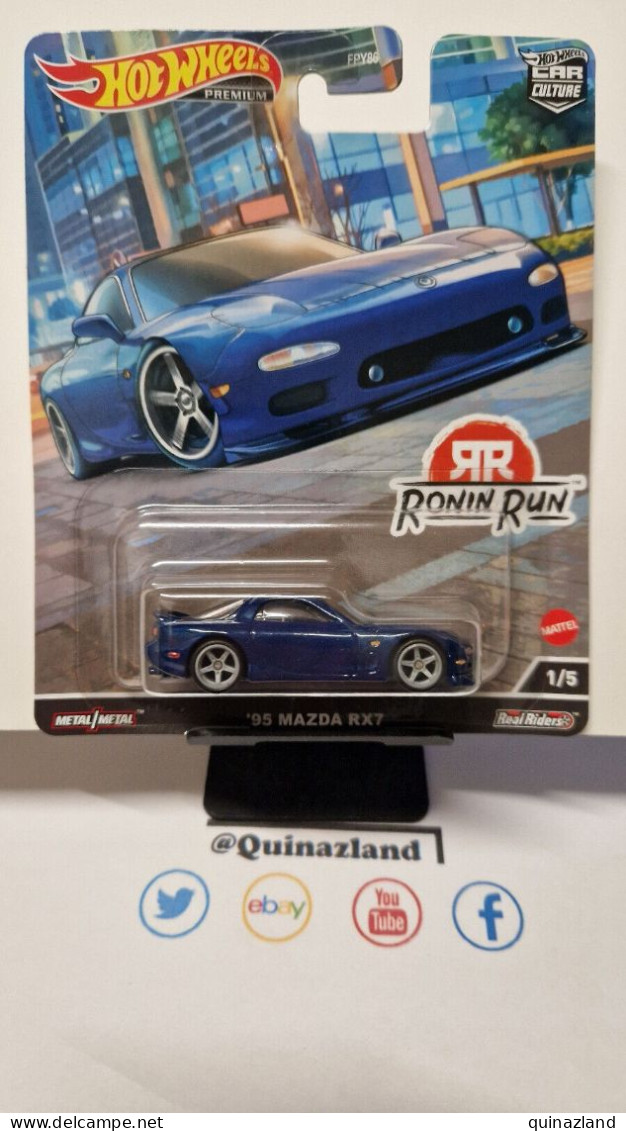 Hot Wheels Ronin Run 95 Mazda RX7 (NG77) - HotWheels