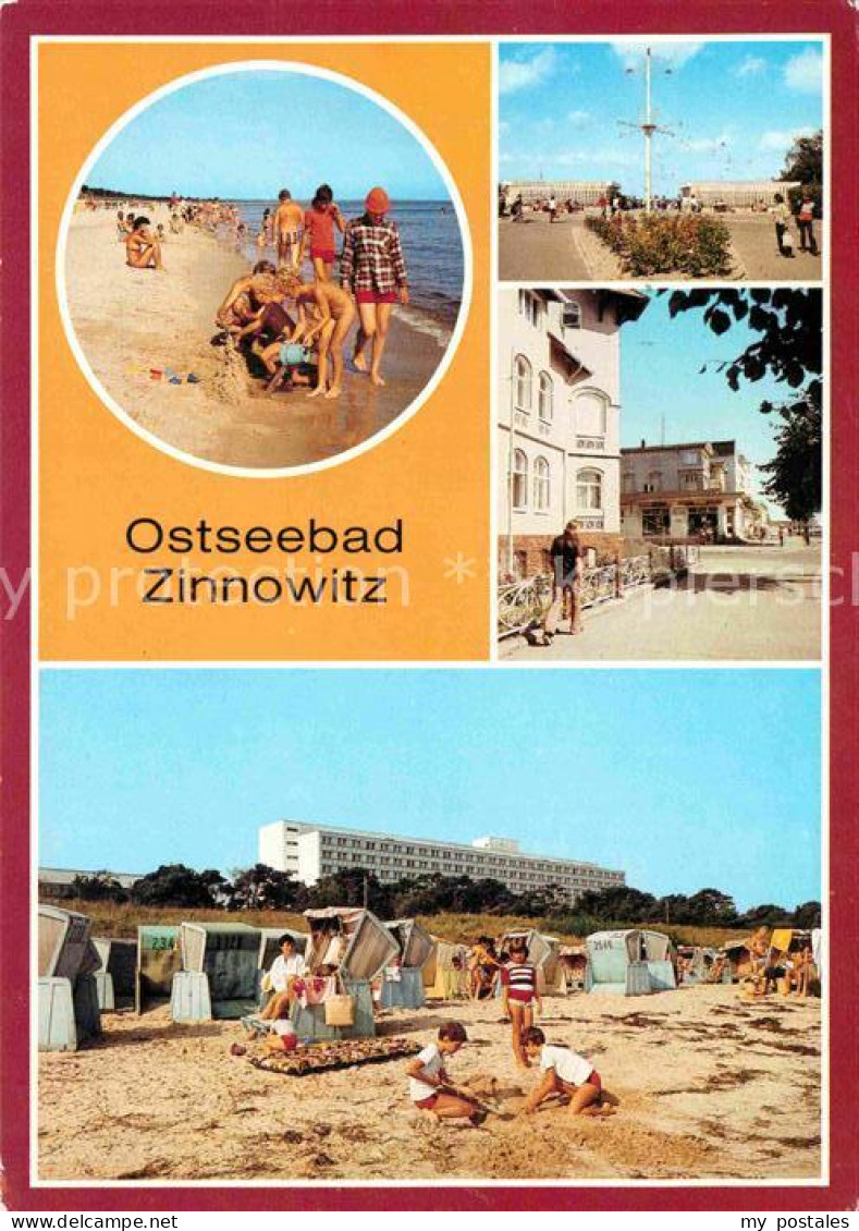 72627532 Zinnowitz Ostseebad Strand Karl Marx Strasse Ferienheim IG Wismut Roter - Zinnowitz