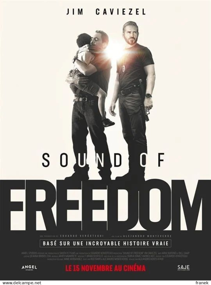 Affiche De Cinéma " SOUND OF FREEDOM "  Format 40X60cm - Posters