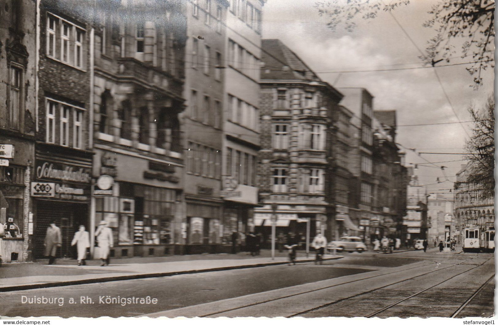 Duisburg  Gesch. 50er Jahre Königstraße - Duisburg