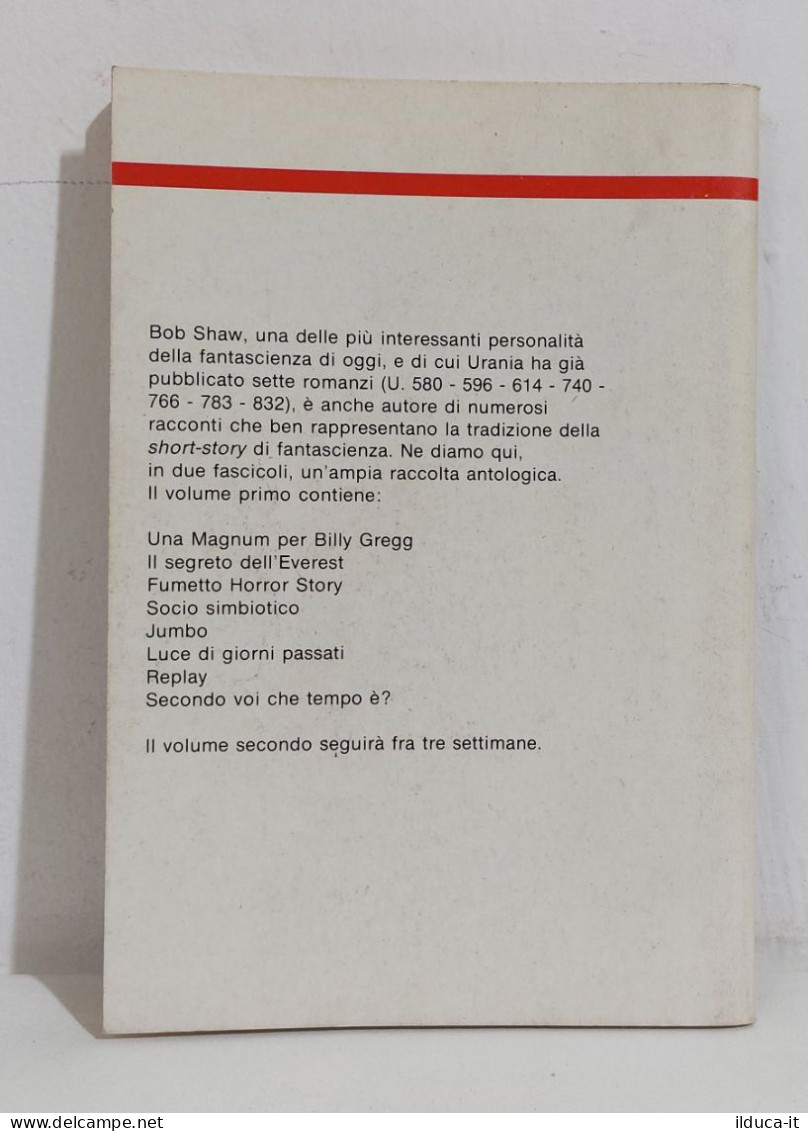 68771 Urania N. 861 1980 - Bob Shaw - Una Magnum Per Billy Gregg - Mondadori - Sci-Fi & Fantasy