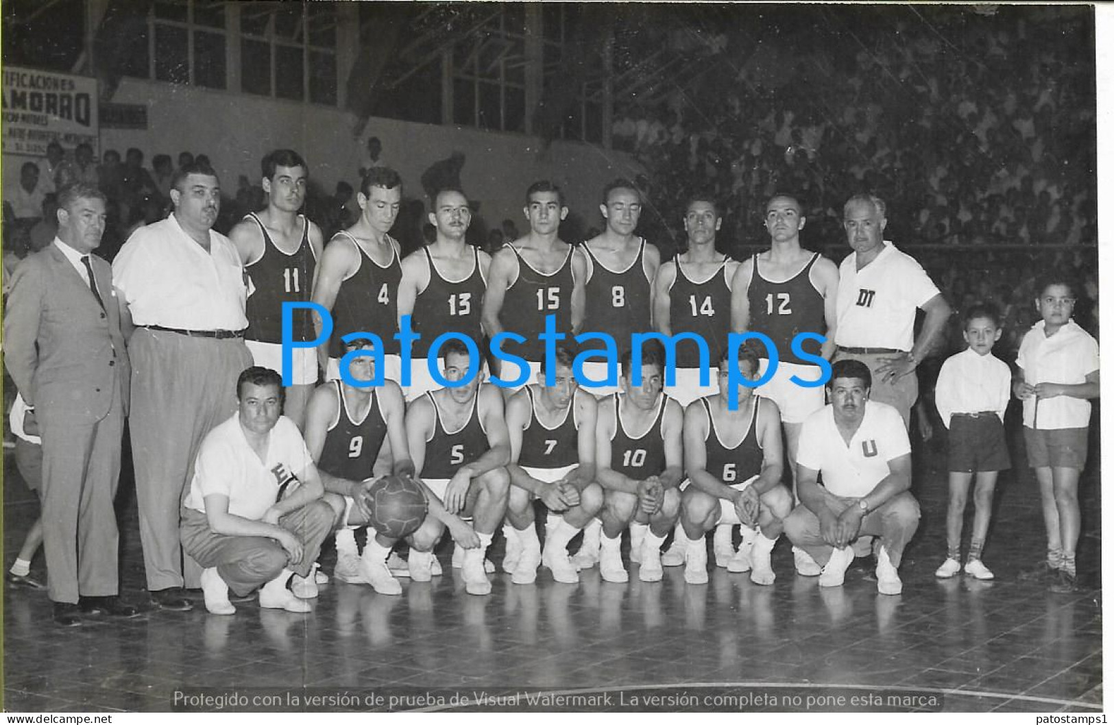 229109 SPORTS BASKET BASKETBALL TEAM IN ARGENTINA MENDOZA PHOTO NO POSTAL POSTCARD - Basketball