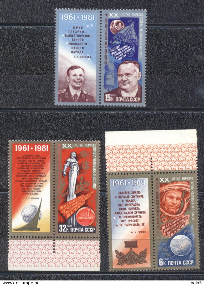 URSS 1981-Cosmonautics Day - Nuevos