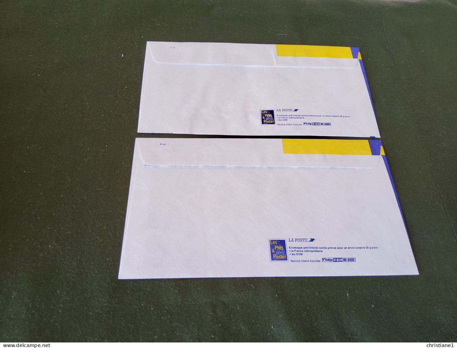 Lot De 4 Enveloppes Differentes Distingo Neuves Dont 2 Pour Envois Recommandés - PAP:  Varia (1995-...)