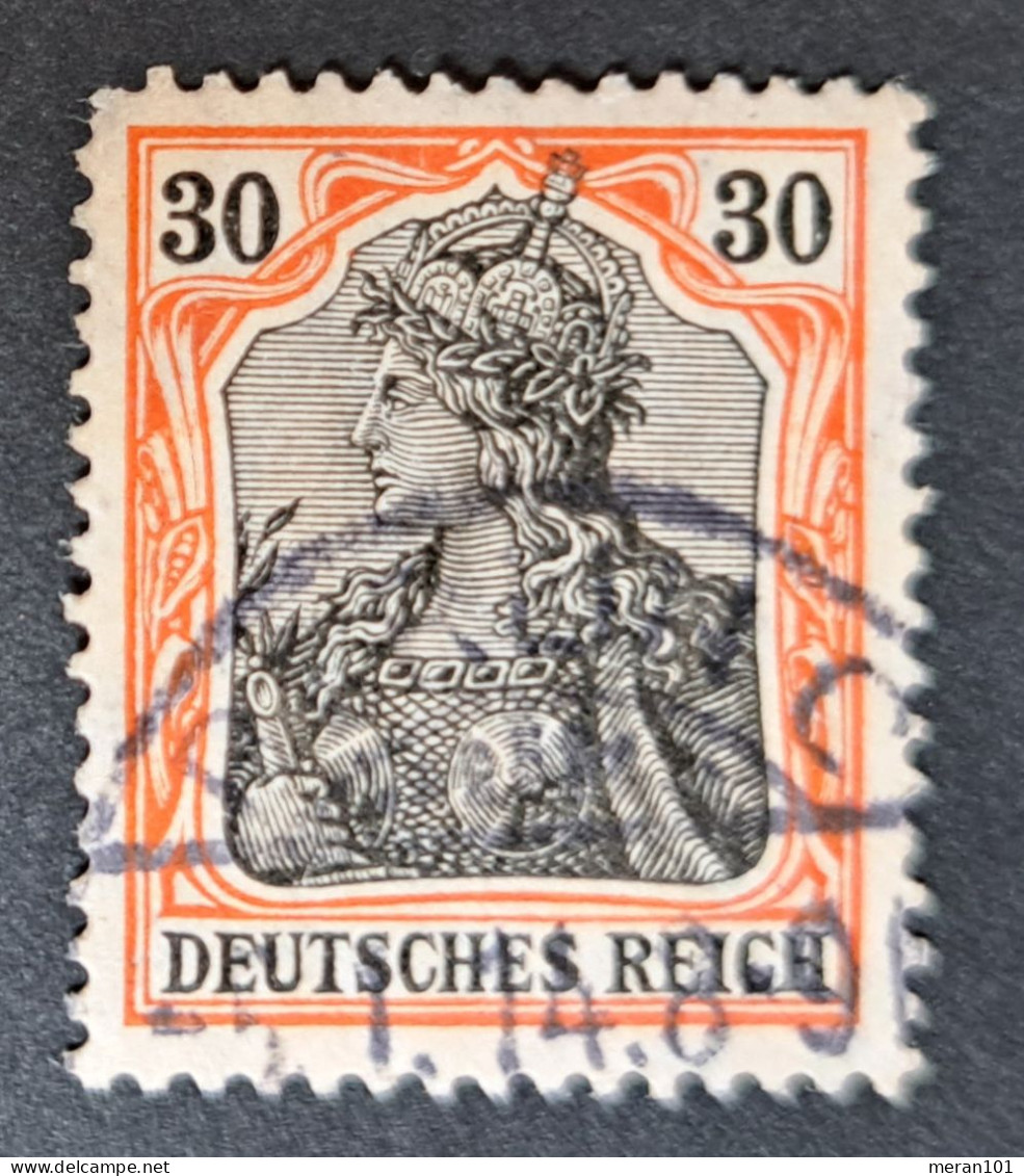 Deutsches Reich 1905, Mi 89Iy Gestempelt Geprüft - Ungebraucht