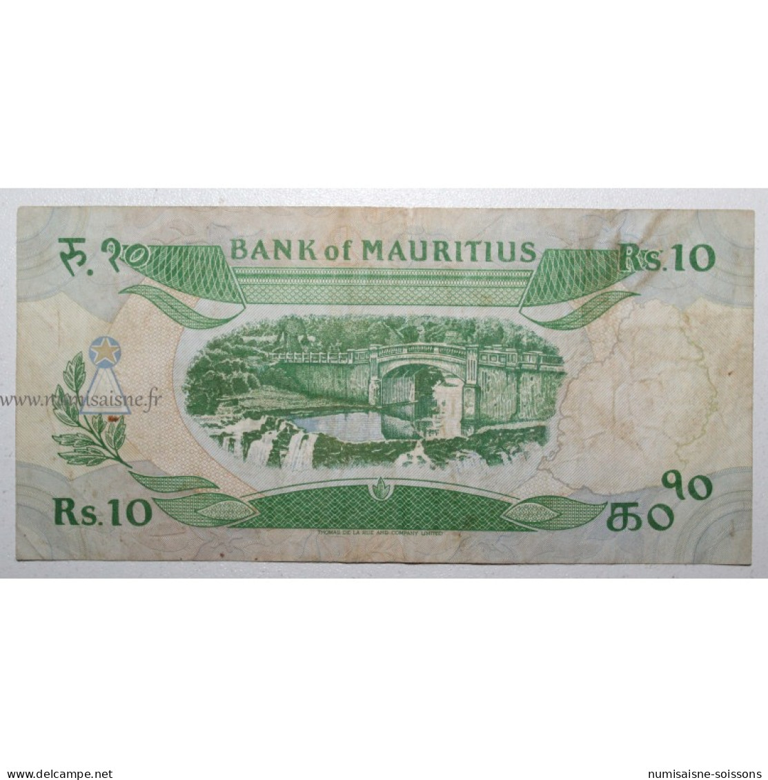 ILE MAURICE - PICK 35 A - 10 RUPEES  - NON DATE (1985) - TB - Mauritius