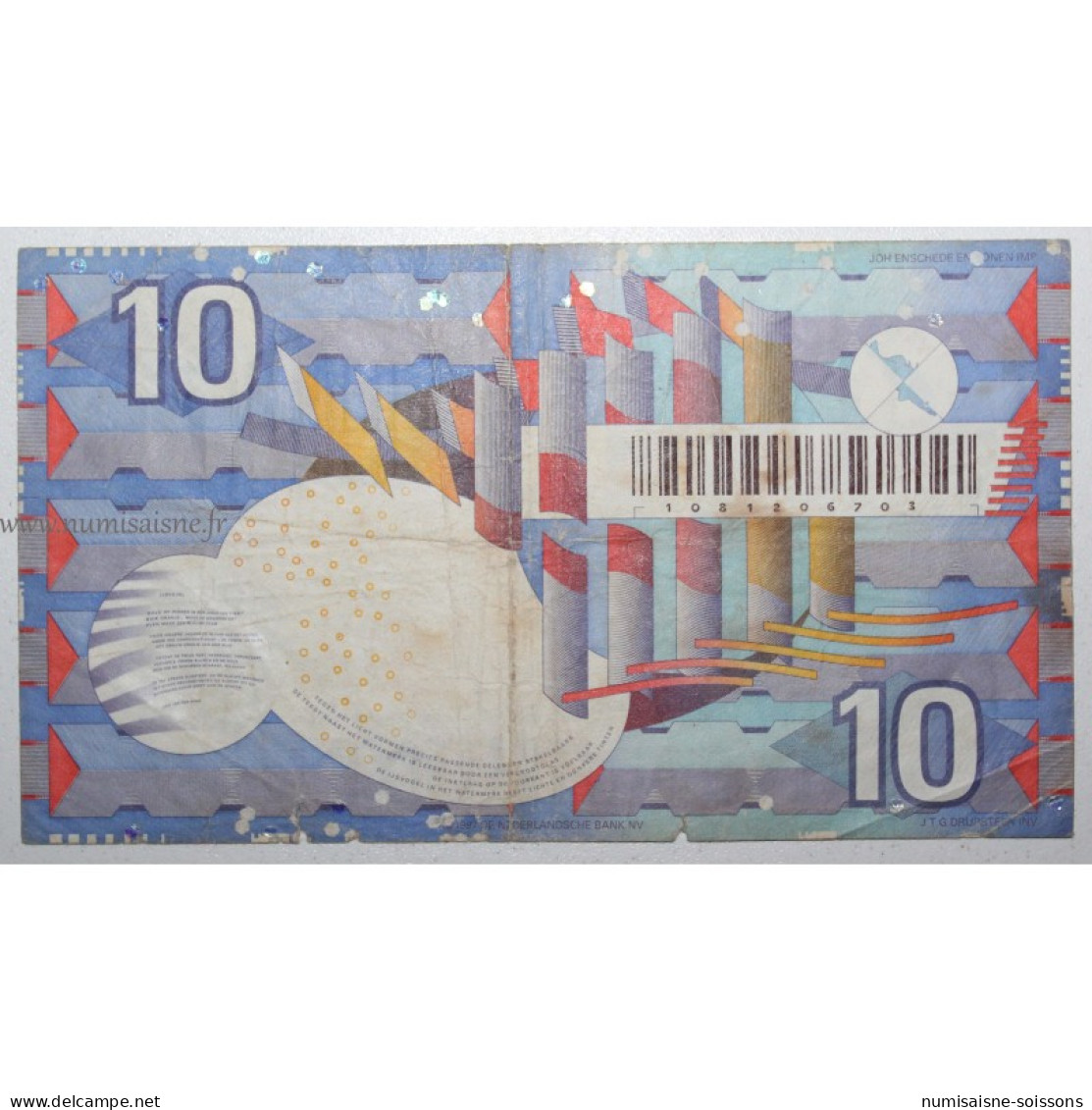 PAYS BAS - PICK 99 - 10 GULDEN - 01/07/1997 - B/TB - Other & Unclassified