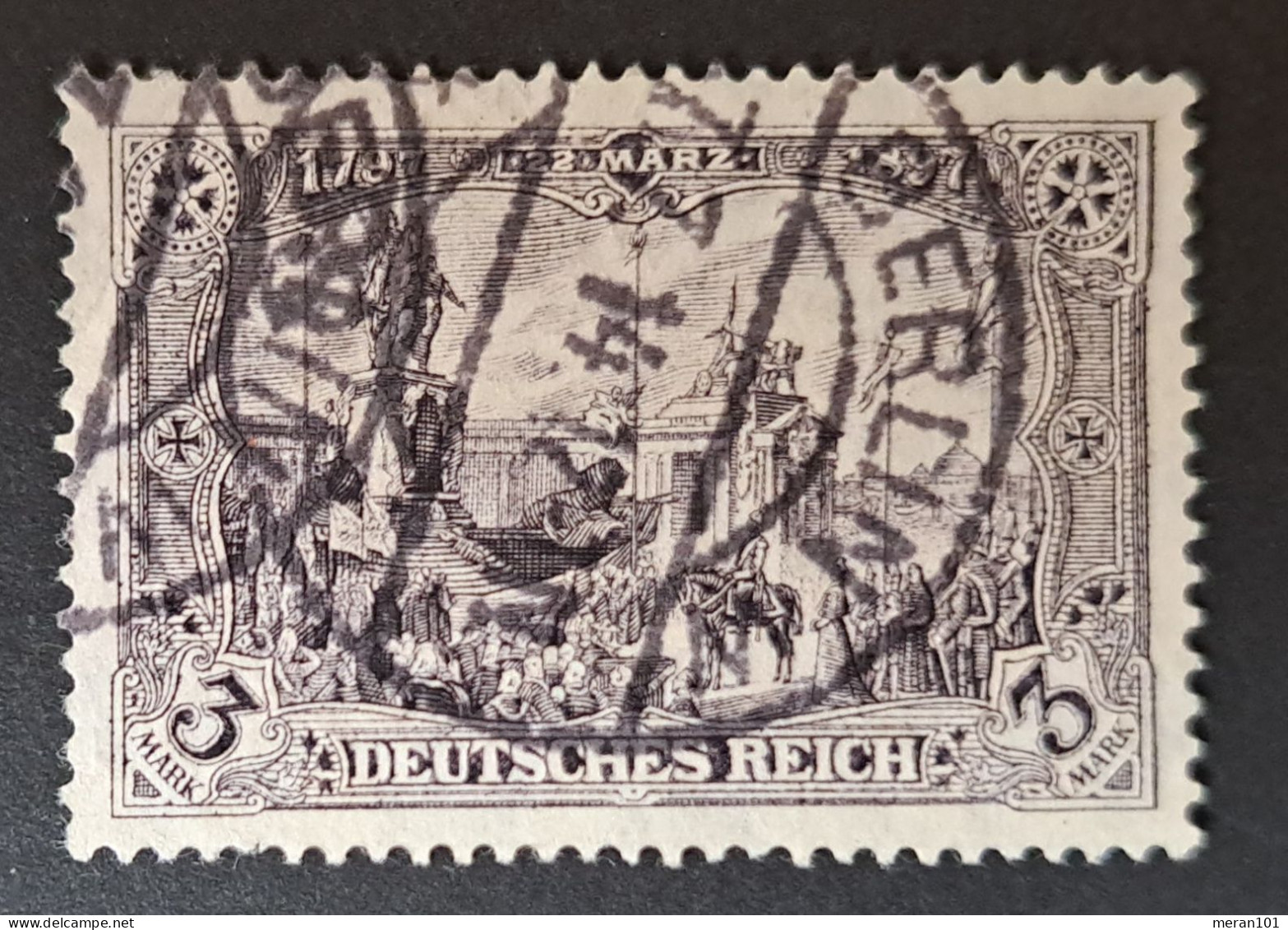 Deutsches Reich 1905, Mi 96AIa Gestempelt Geprüft - Ungebraucht