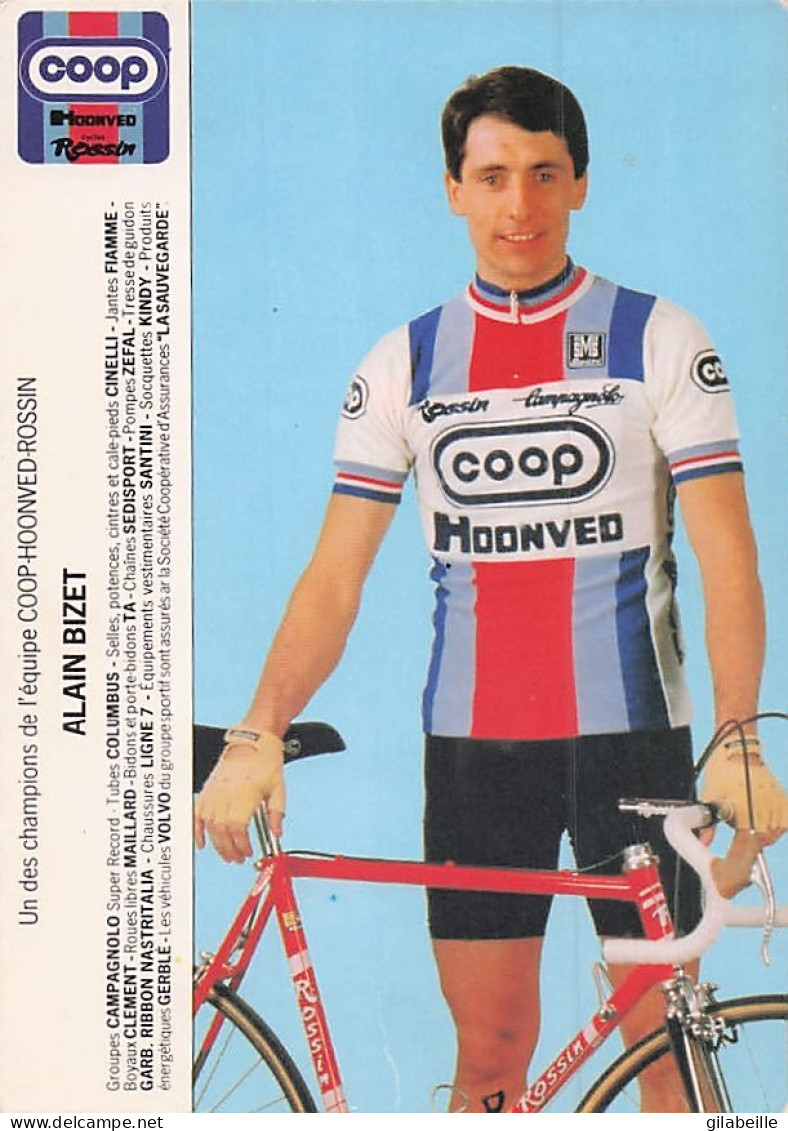 Vélo - Cyclisme -  Coureur Cycliste  Alain Bizet - Team COOP  - Cyclisme