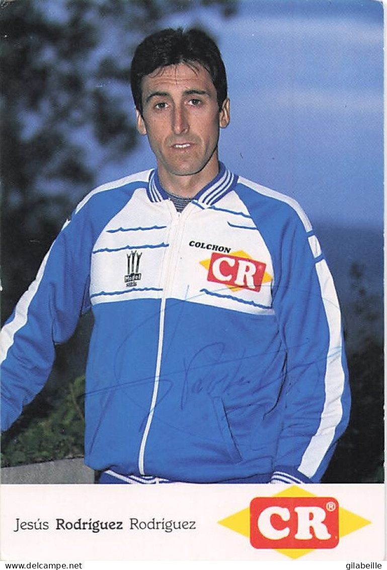Vélo - Cyclisme -  Coureur Cycliste Espagnol Jesus Rodrigiez Rodriguez - Team CR - 1985 - Cyclisme