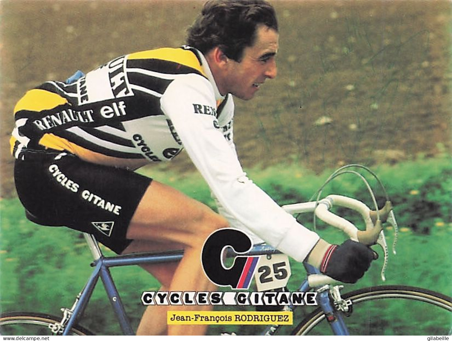Vélo - Cyclisme -  Coureur Cycliste Jean Francois Rodriguez - Team Renault Gitane 1981 - Signé - Cyclisme
