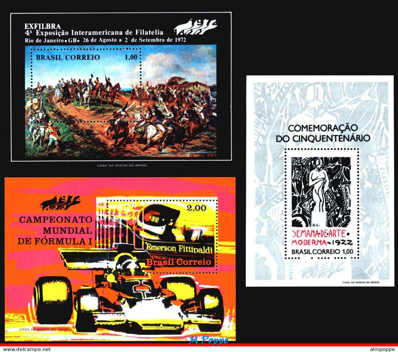 Ref. BR-Y1972 BRAZIL 1972 - ALL STAMPS ISSUED, FULLYEAR, SCOTT 1210~1275A, MNH, . 56V Sc# 1210~1275A - Années Complètes