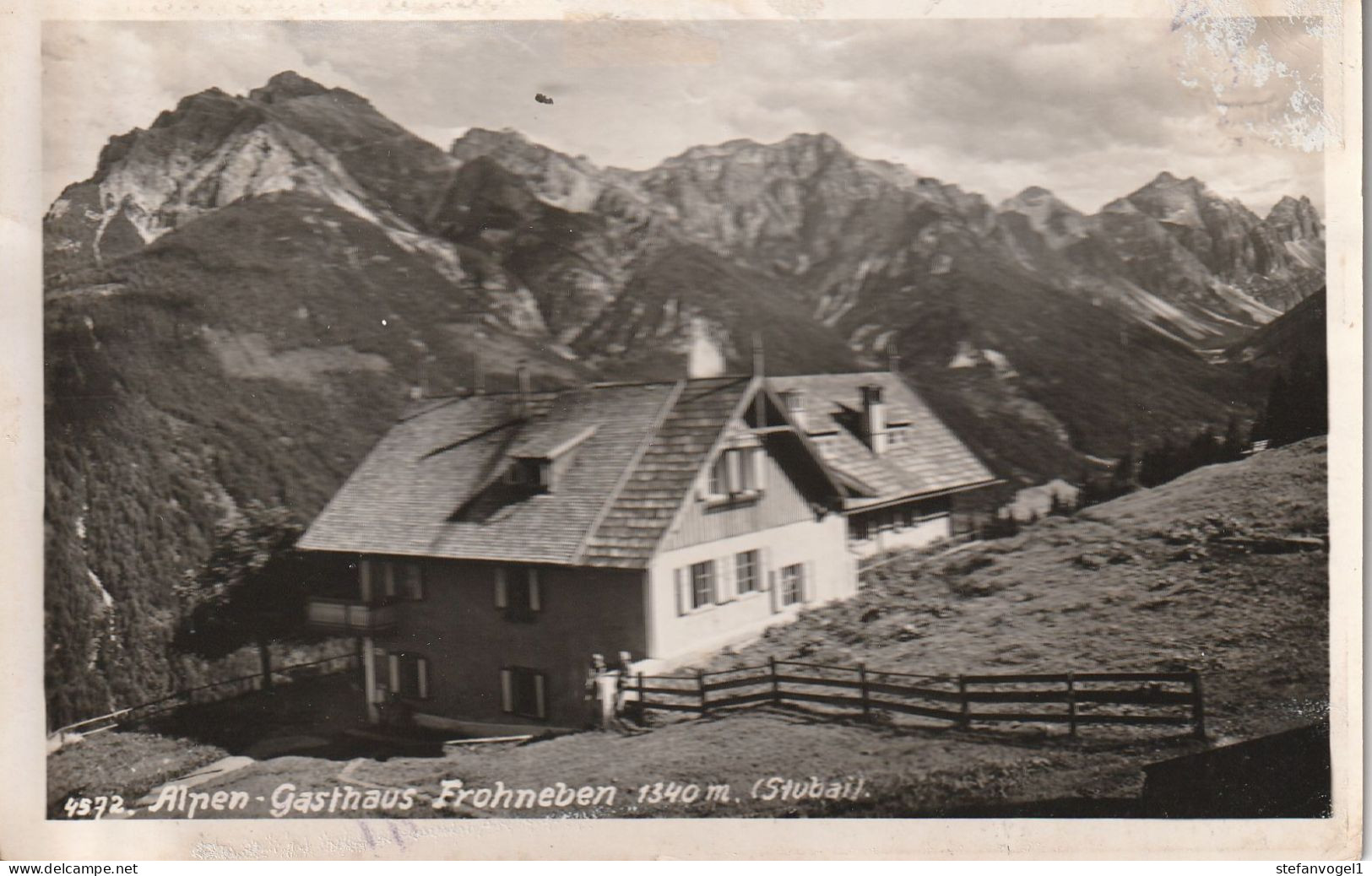 Gasthaus Frohneben  Gel. Gel. 1941  Stubaital - Sonstige & Ohne Zuordnung